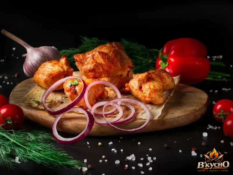Шашлык из куриного филе